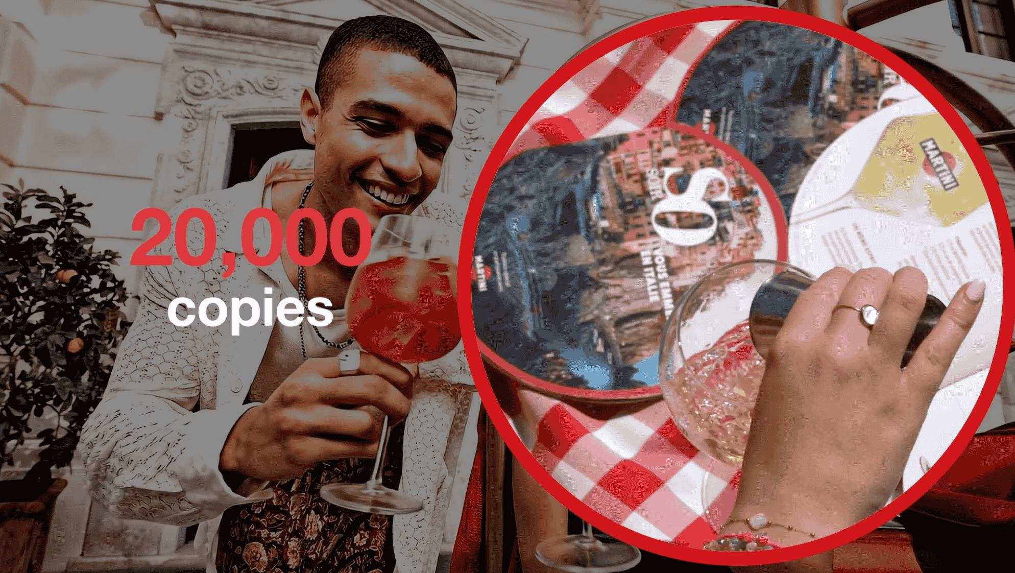 Visuel campagne Martini Bianco SoSoir